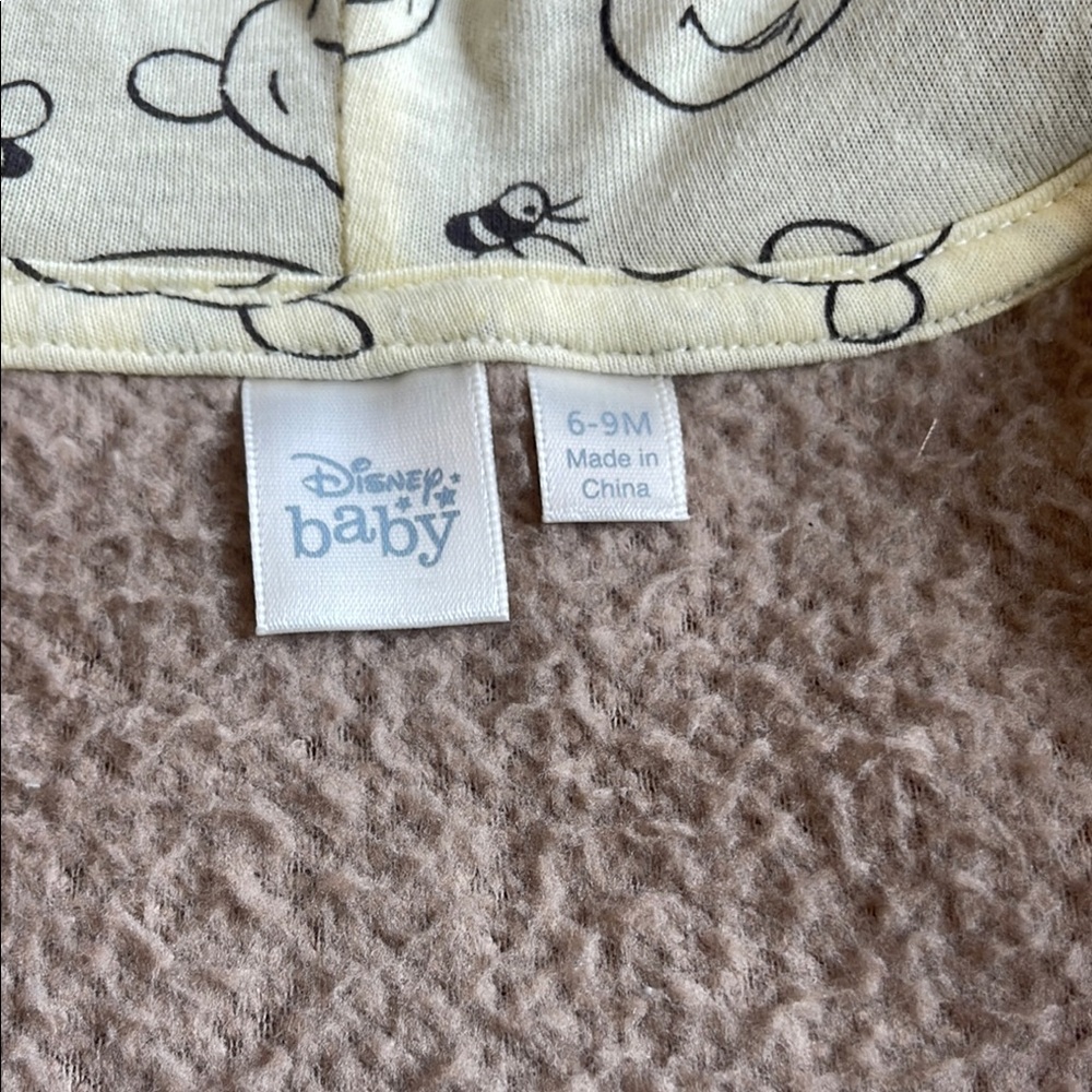 Winnie the Pooh Sherpa Jacket with Bear Ears - Picture 4 of 5